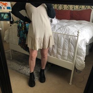 Pacsun L.A Heart tan babydoll dress Size Med. NWT